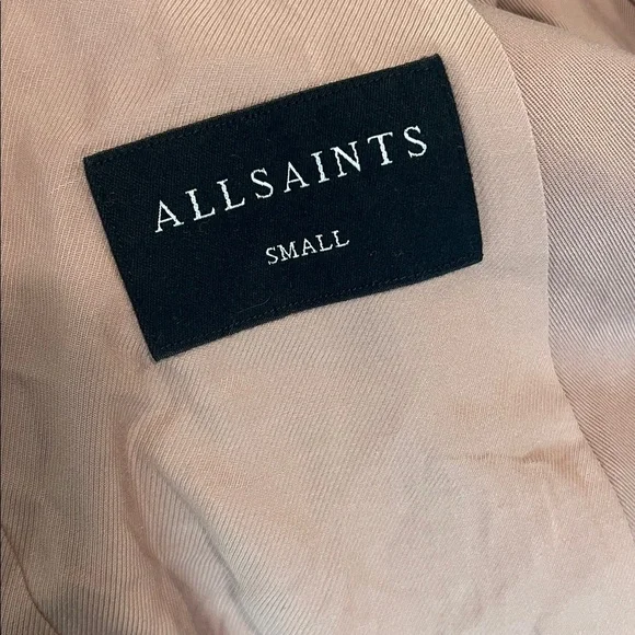 All Saints Bexley Mac Trench Coat Size S